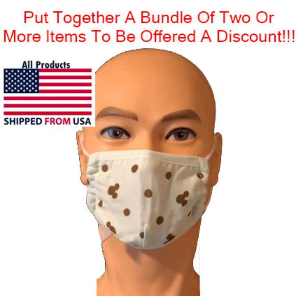 Children's Washable Face Mask Lt Blue Mickey Mouse